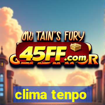 clima tenpo